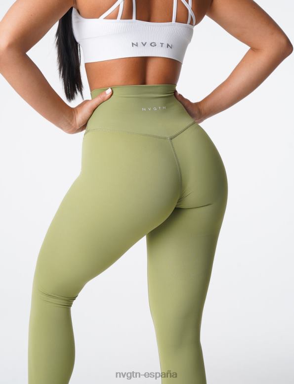 aptitud física mujer NVGTN HB2N2654 aceituna leggins distintivos 2.0
