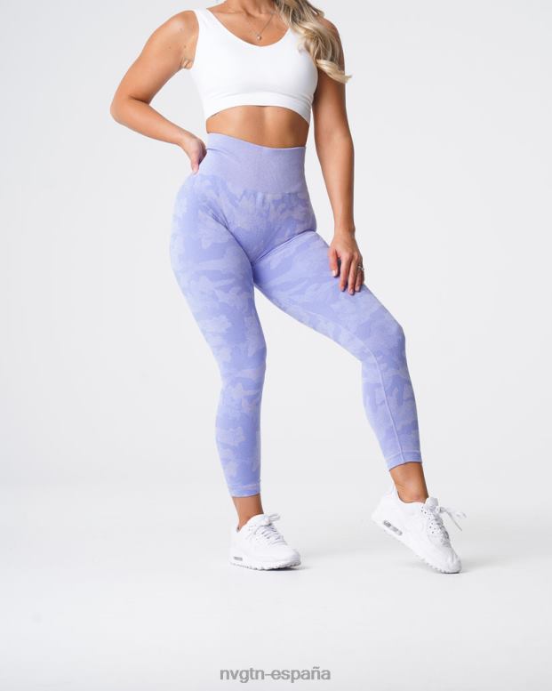 aptitud física mujer NVGTN HB2N2660 bígaro leggings de camuflaje sin costuras