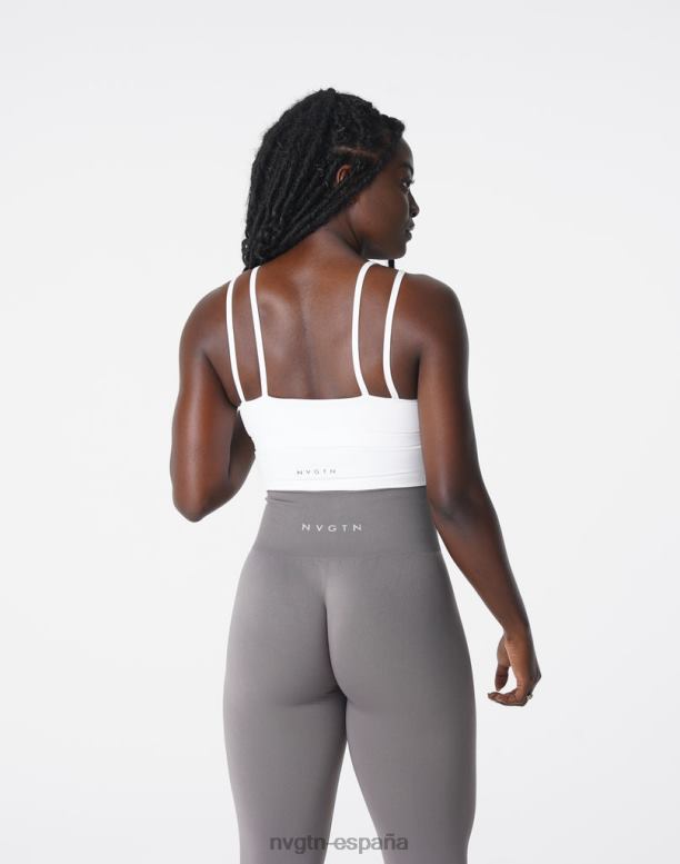 aptitud física mujer NVGTN HB2N2106 blanco top sujetador aplomo