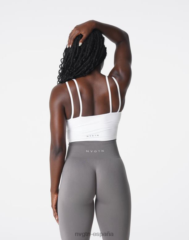 aptitud física mujer NVGTN HB2N2106 blanco top sujetador aplomo