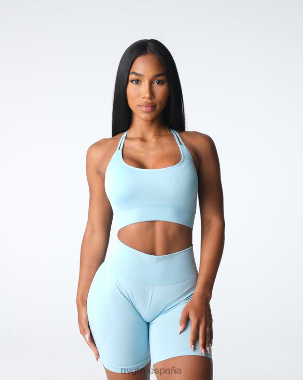 aptitud física mujer NVGTN HB2N212 azul pastel sujetador sin costuras virtud