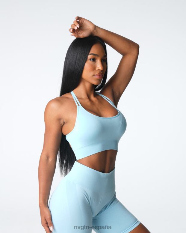 aptitud física mujer NVGTN HB2N212 azul pastel sujetador sin costuras virtud