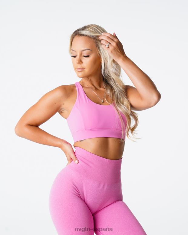 aptitud física mujer NVGTN HB2N2171 chicle rosa revelar sujetador