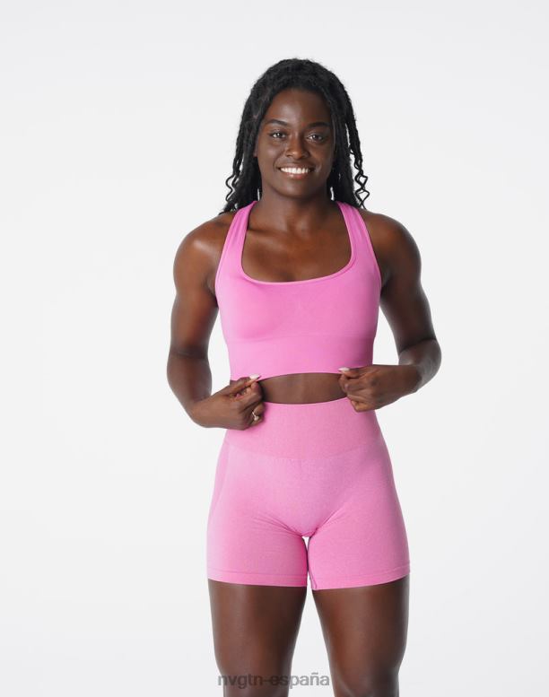 aptitud física mujer NVGTN HB2N2179 chicle rosa encender sujetador sin costuras