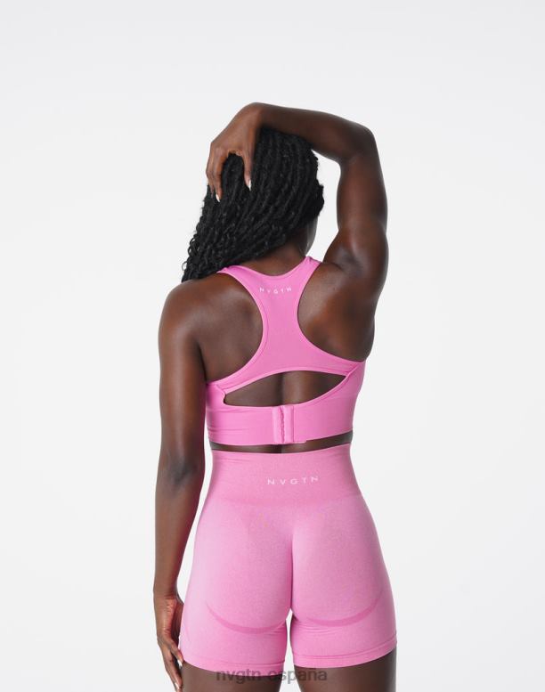 aptitud física mujer NVGTN HB2N2179 chicle rosa encender sujetador sin costuras
