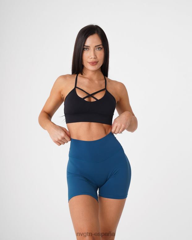 aptitud física mujer NVGTN HB2N2181 negro sujetador oasis