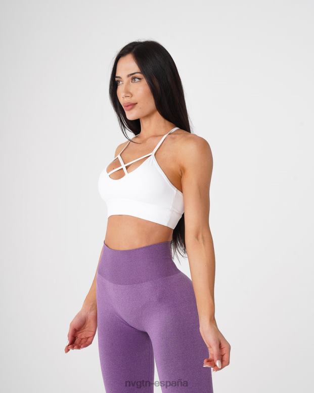 aptitud física mujer NVGTN HB2N2182 blanco sujetador oasis