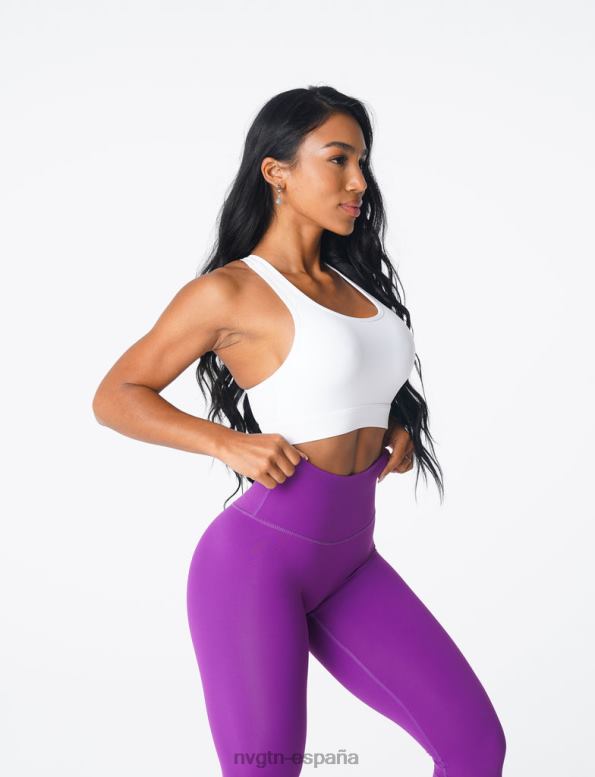 aptitud física mujer NVGTN HB2N2188 blanco sujetador trío