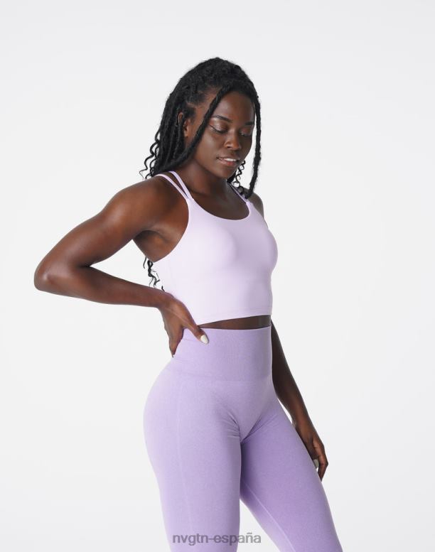aptitud física mujer NVGTN HB2N2192 lavanda top sujetador aplomo