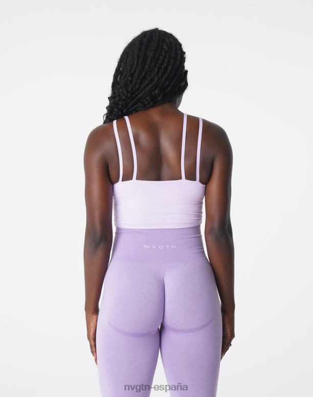 aptitud física mujer NVGTN HB2N2192 lavanda top sujetador aplomo