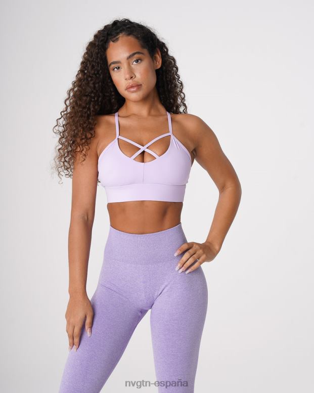aptitud física mujer NVGTN HB2N2239 lavanda sujetador oasis