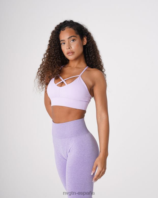 aptitud física mujer NVGTN HB2N2239 lavanda sujetador oasis