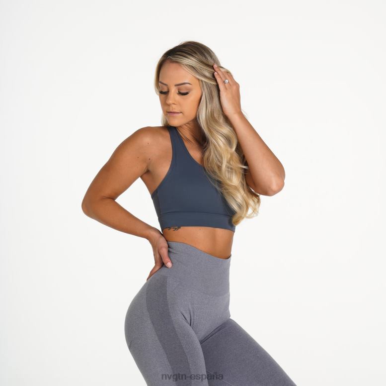 aptitud física mujer NVGTN HB2N2254 gris piedra sujetador trío