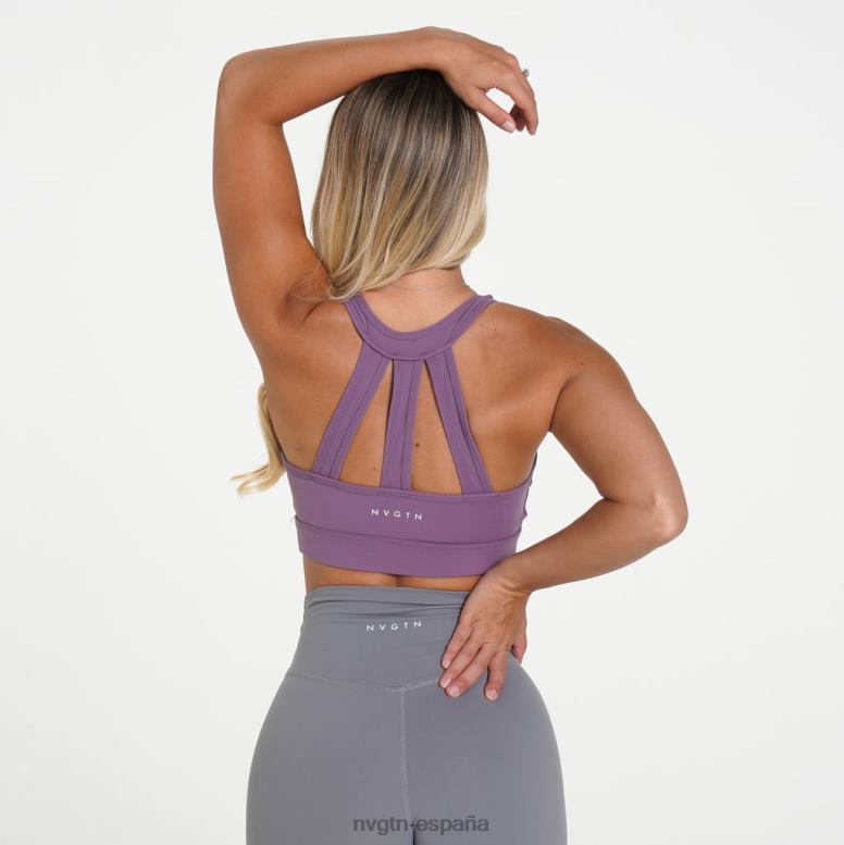 aptitud física mujer NVGTN HB2N2279 color de malva sujetador trío morado