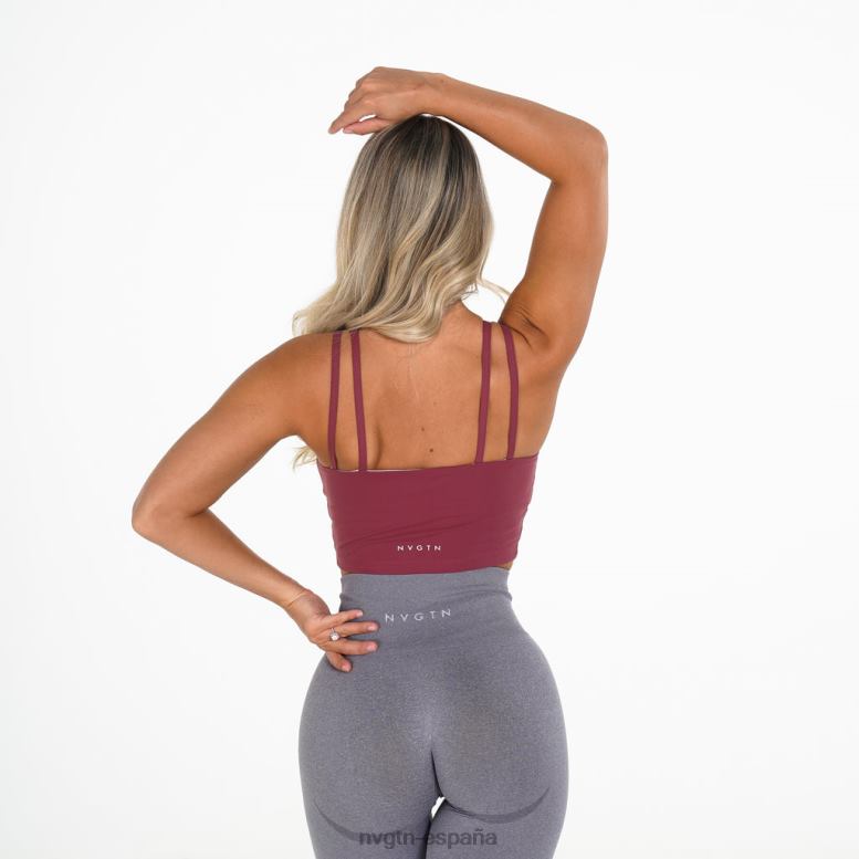 aptitud física mujer NVGTN HB2N2280 arándano top sujetador aplomo