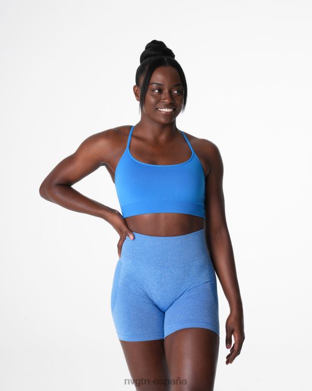 aptitud física mujer NVGTN HB2N230 océano azul sujetador sin costuras invencible