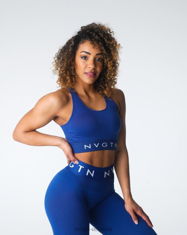 aptitud física mujer NVGTN HB2N232 Armada sujetador deportivo sin costuras Legacy