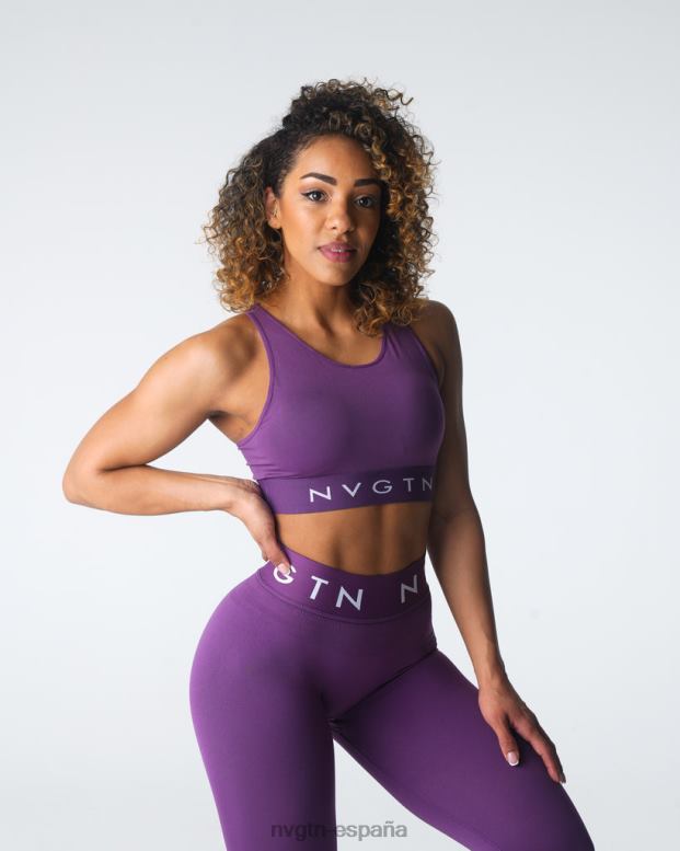 aptitud física mujer NVGTN HB2N233 amatista sujetador deportivo sin costuras trilogy