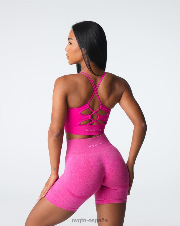 aptitud física mujer NVGTN HB2N27 fucsia prosperar sujetador sin costuras