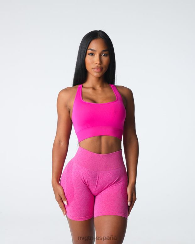 aptitud física mujer NVGTN HB2N27 fucsia prosperar sujetador sin costuras