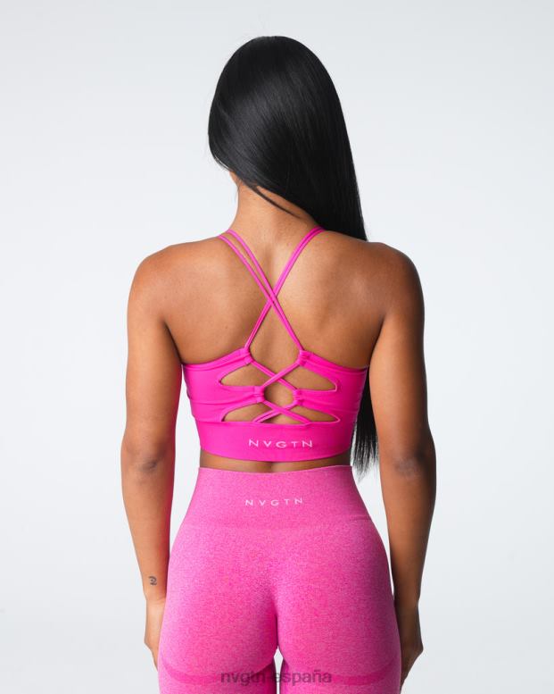 aptitud física mujer NVGTN HB2N27 fucsia prosperar sujetador sin costuras