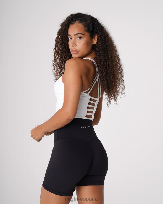 aptitud física mujer NVGTN HB2N282 blanco top sujetador matriz