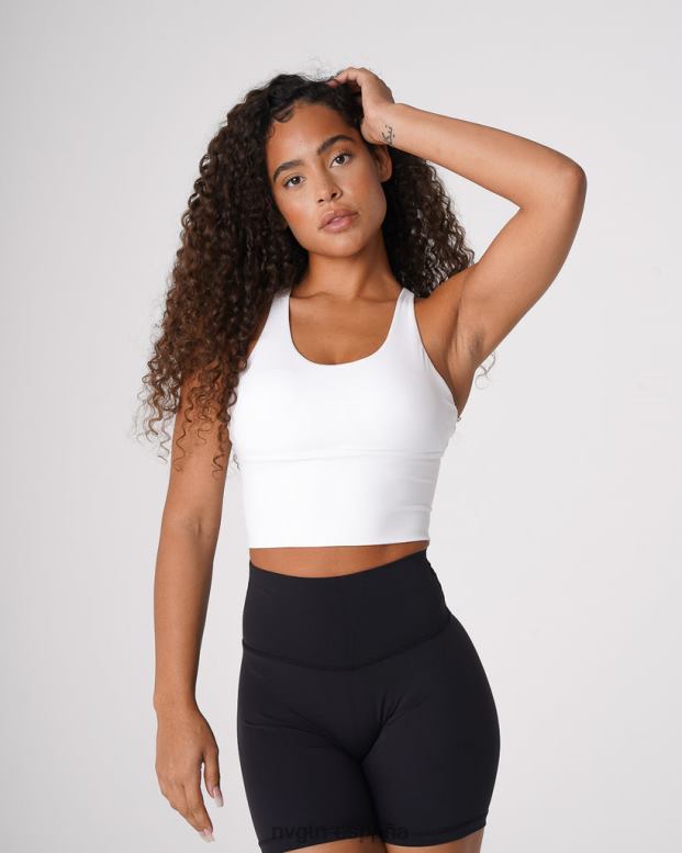aptitud física mujer NVGTN HB2N282 blanco top sujetador matriz