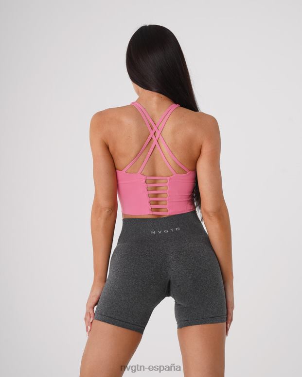 aptitud física mujer NVGTN HB2N285 coral top sujetador matriz