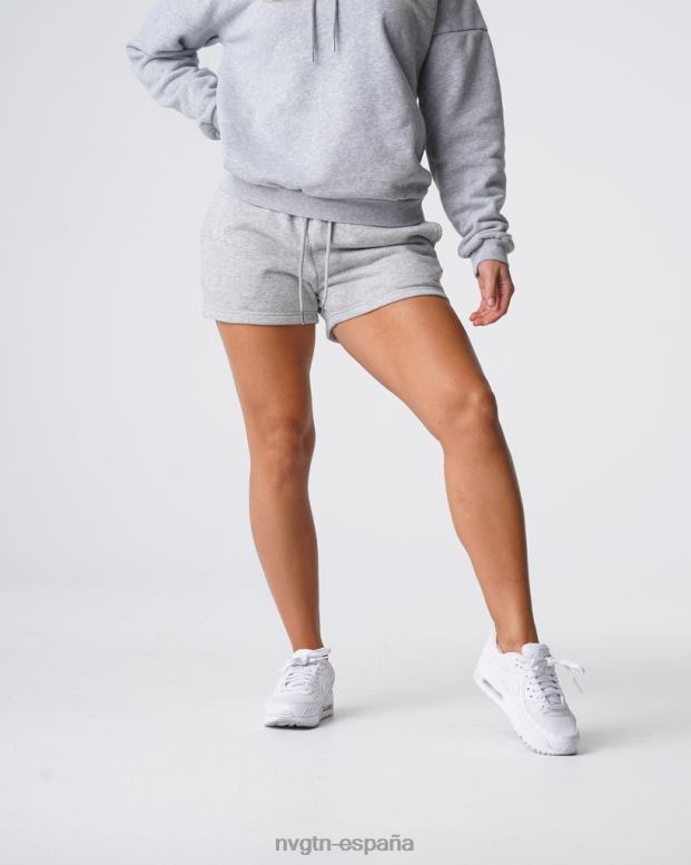 estilo de vida mujer NVGTN HB2N2739 gris pantalones cortos de estar por casa esenciales