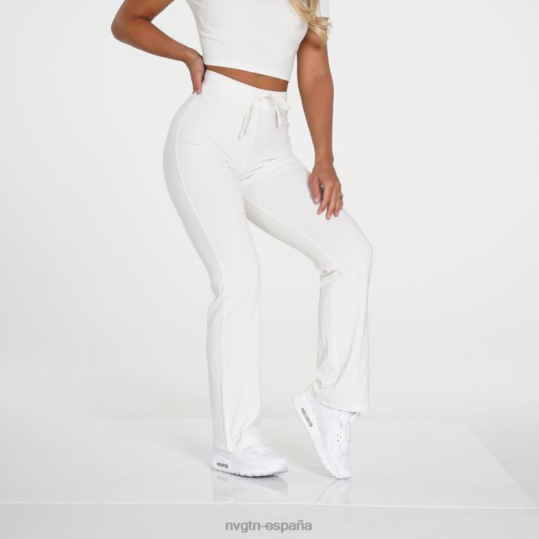 estilo de vida mujer NVGTN HB2N2749 crema hola pantalón lounge de fin de semana
