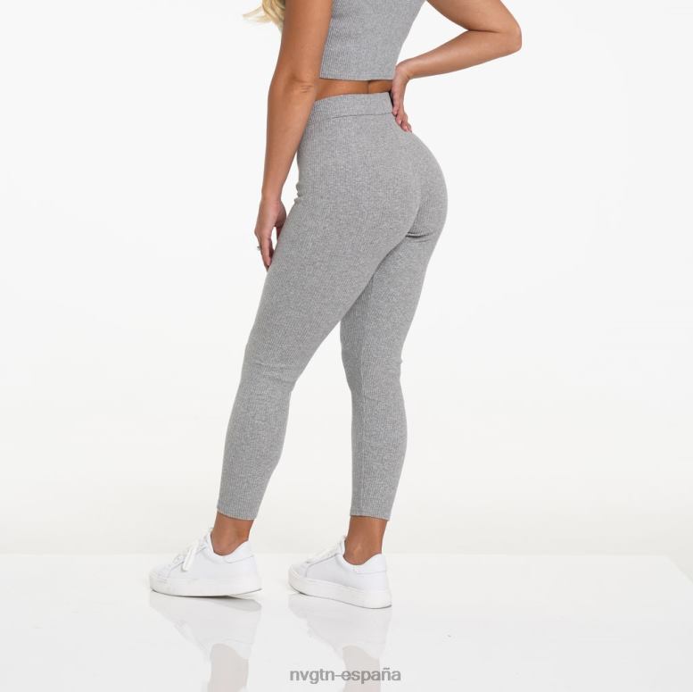 estilo de vida mujer NVGTN HB2N2755 gris pantalones de descanso para el día perezoso