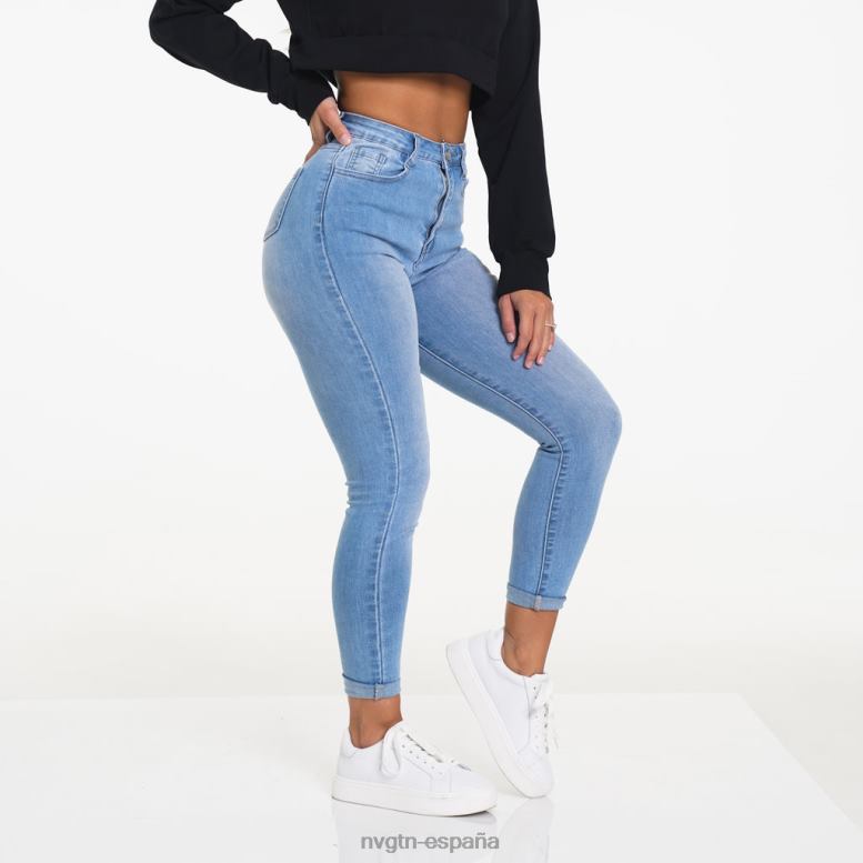 estilo de vida mujer NVGTN HB2N2741 lavado ligero vaqueros navishape
