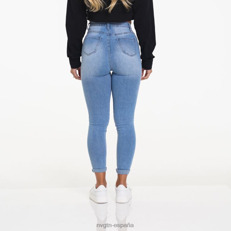 estilo de vida mujer NVGTN HB2N2741 lavado ligero vaqueros navishape